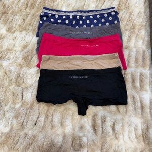 Victoria's Secret Floral and Solid Panty Collection